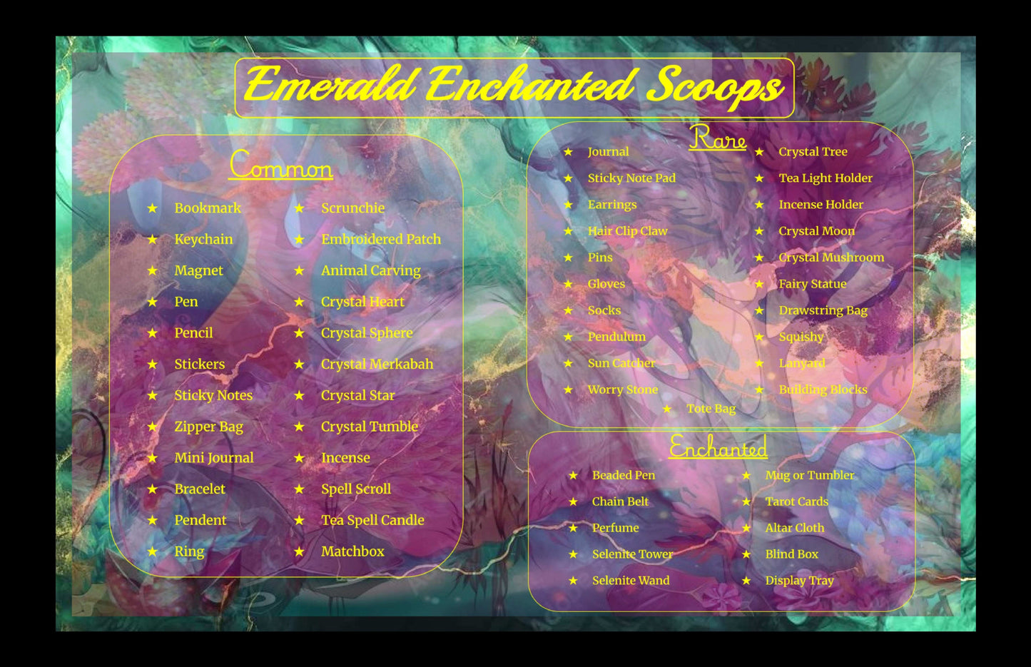 Emerald Enchanted Mystery Scoop (Regular)